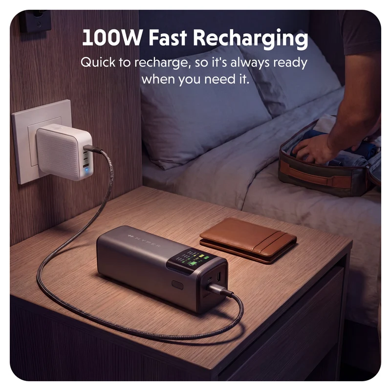 HyperJuice 200-W-Powerbank für Laptops