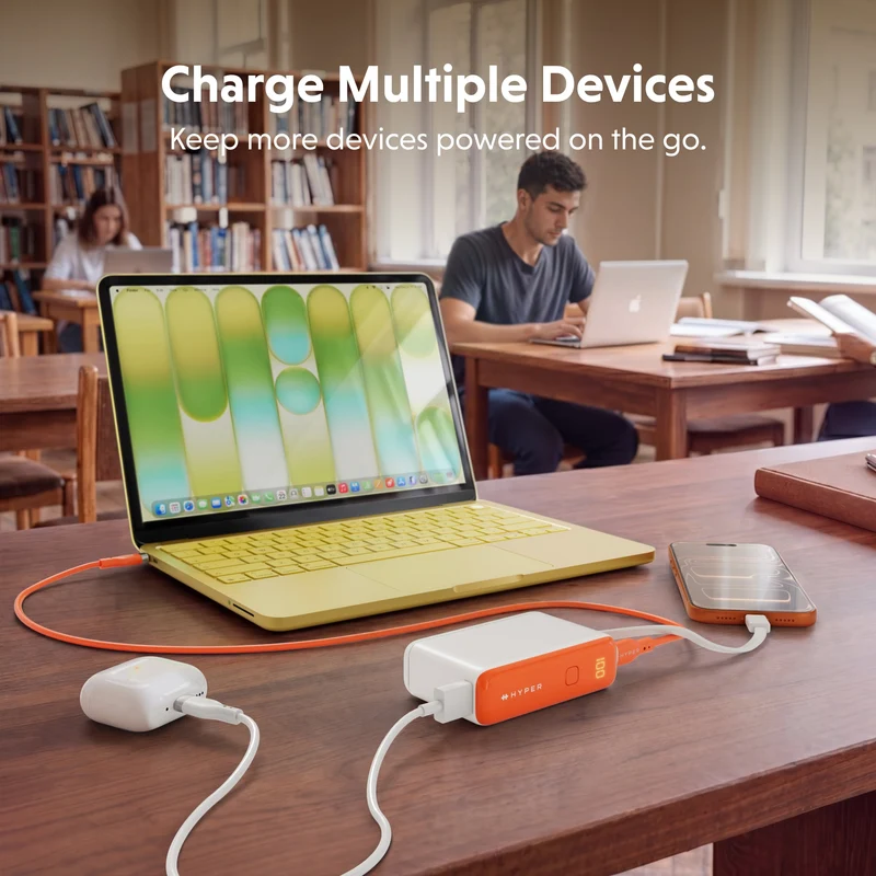 HyperJuice Flex 10K 30W Powerbank – Orange