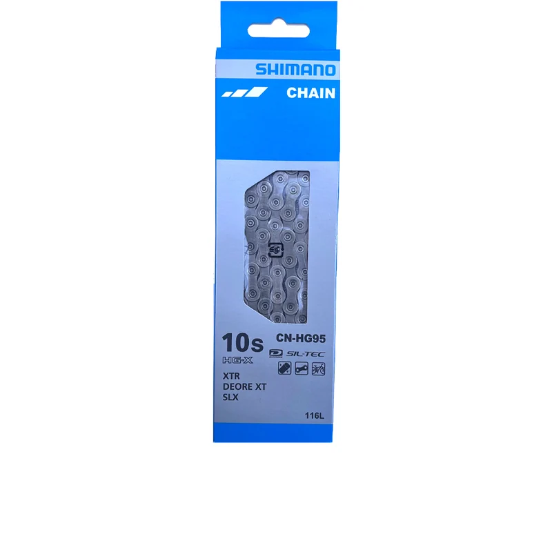 Shimano XT CN-HG95 Kette 10-fach HG-X mit SIL-TEC, MTB, 116 Glieder