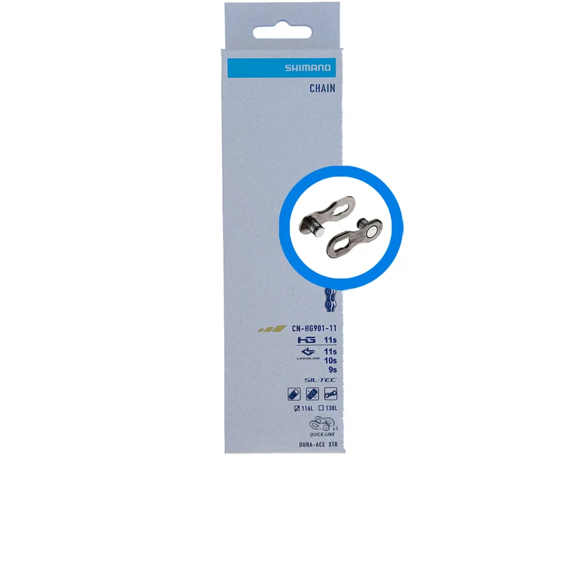 Shimano XTR Dura-Ace CN-HG901-11 Kette 11-fach, SIL-TEC, Quick-Link