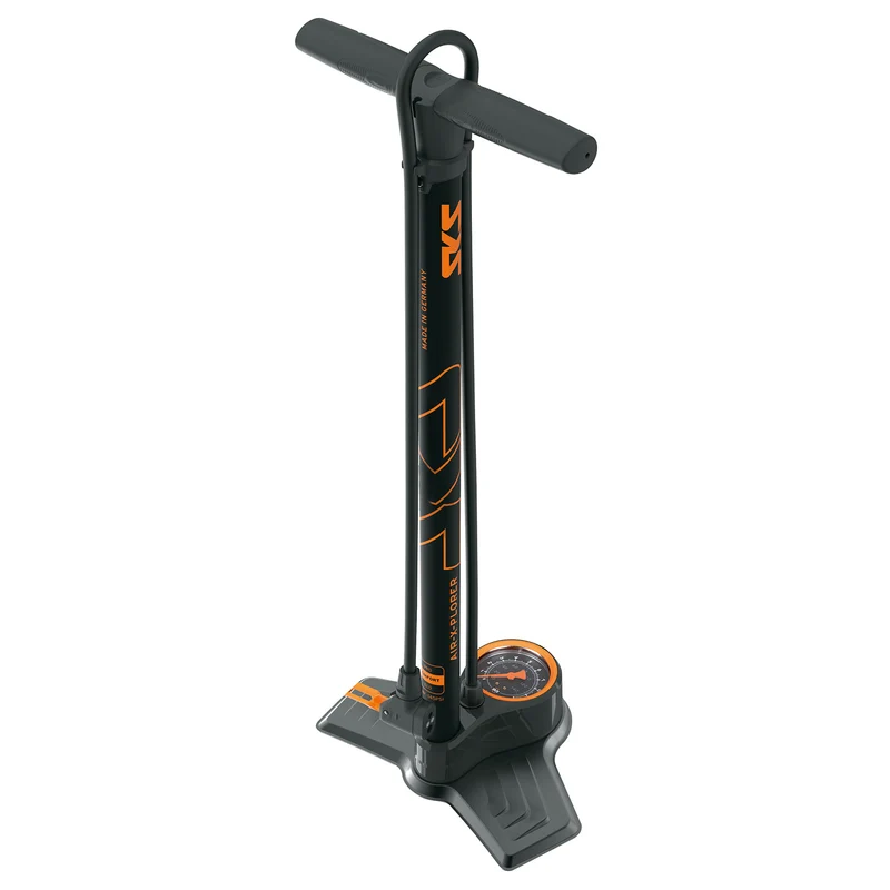 AIR-X-PLORER 10.0 stabile Standpumpe mit Präzisionsmanometer für Fahrräder