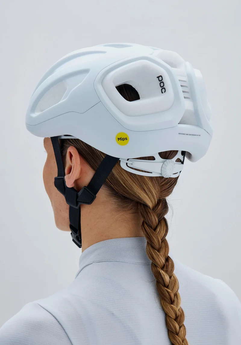 POC Amidal Rennradhelm – Hydrogen White Matt