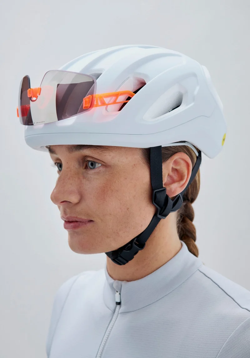 POC Amidal Rennradhelm – Hydrogen White Matt