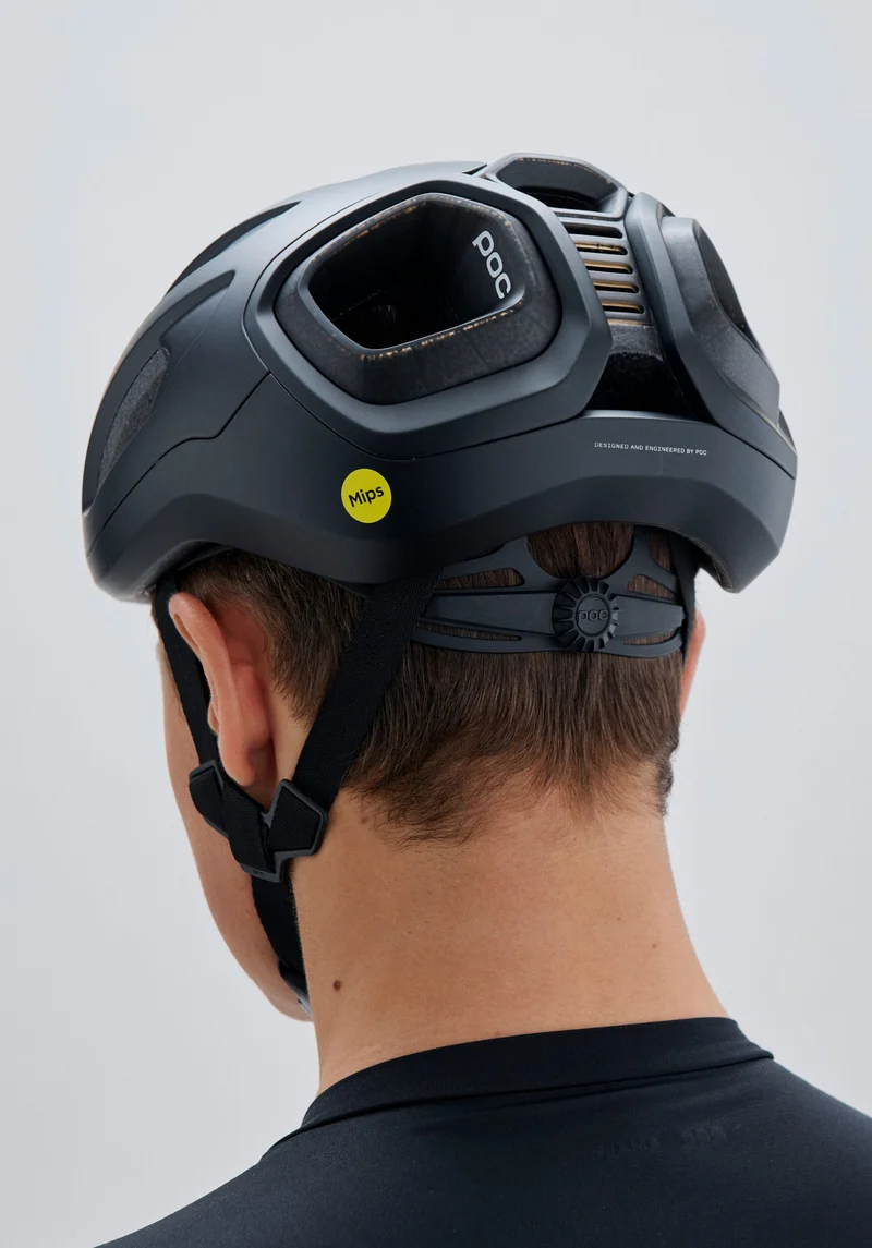 POC Amidal Rennradhelm – Uranium Black Matt