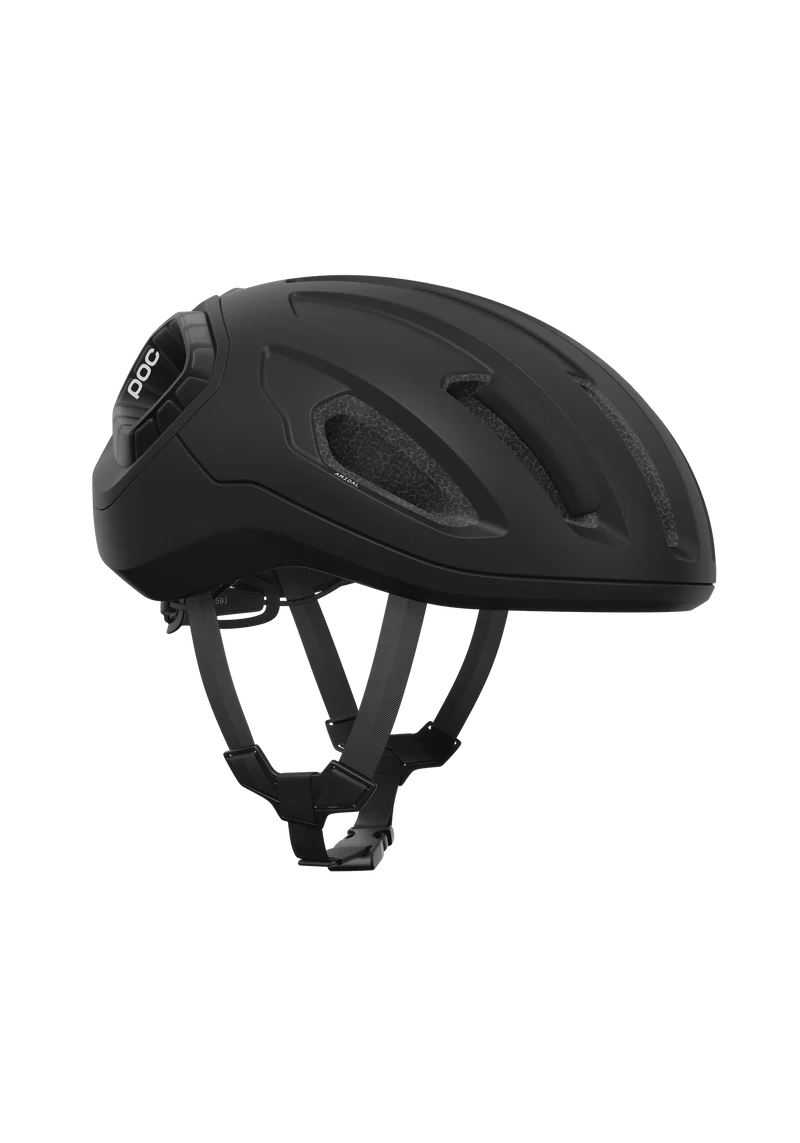 POC Amidal Rennradhelm – Uranium Black Matt