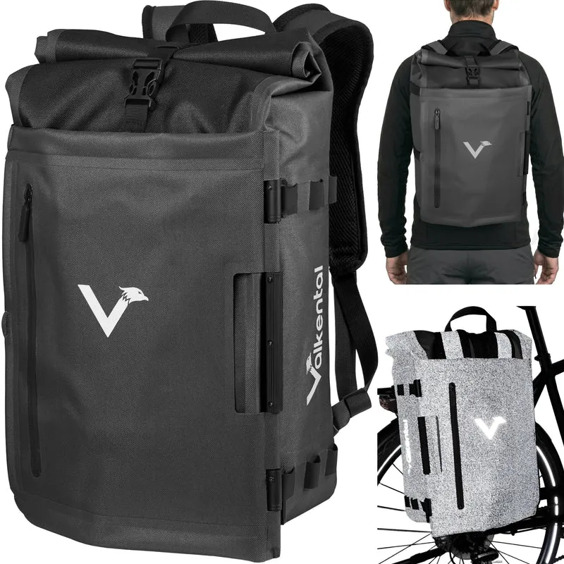 Radtasche Valkental TrailX Black Reflective Edition