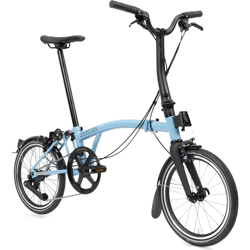 Faltrad Brompton P Line Mid Cloud Metallic 4-Gang