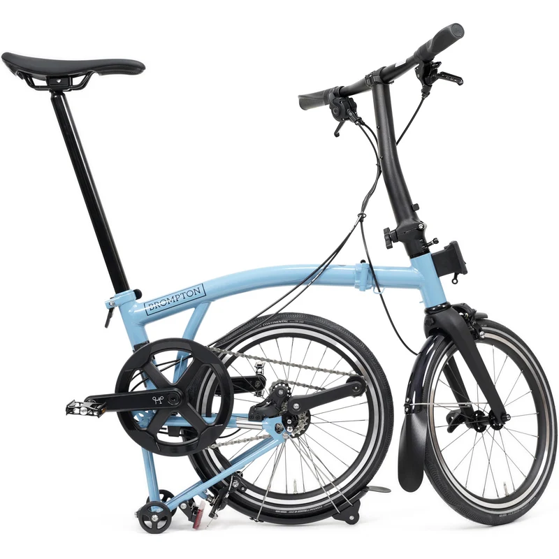 Faltrad Brompton P Line Low Cloud Metallic 4-Gang