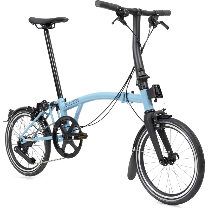 Faltrad Brompton P Line Low Cloud Metallic 4-Gang