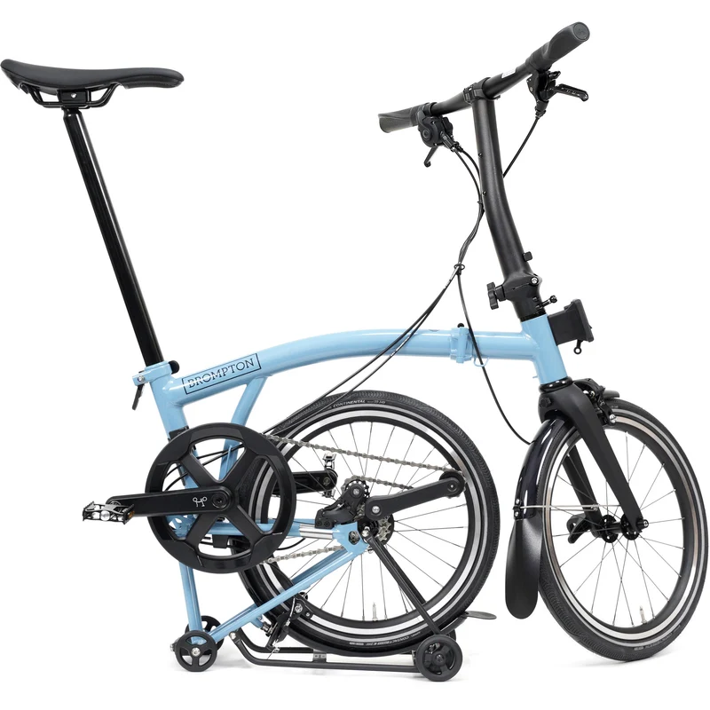 Faltrad Brompton P Line Low Cloud Metallic 4-Gang