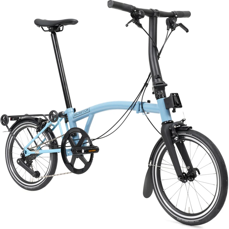 Faltrad Brompton P Line Low Cloud Metallic 4-Gang