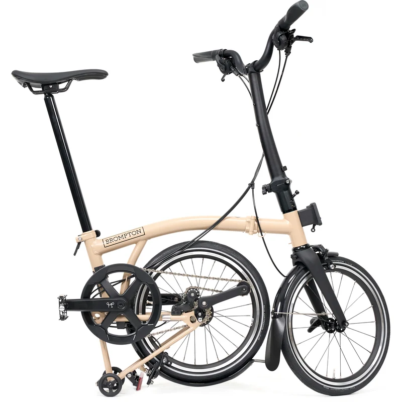 Faltrad Brompton P Line High Dune Sand 12-Gang