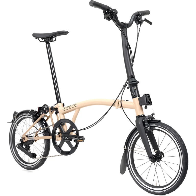 Faltrad Brompton P Line High Dune Sand 12-Gang