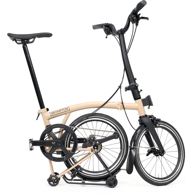 Faltrad Brompton P Line High Dune Sand 12-Gang