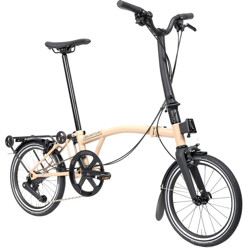Faltrad Brompton P Line High Dune Sand 12-Gang