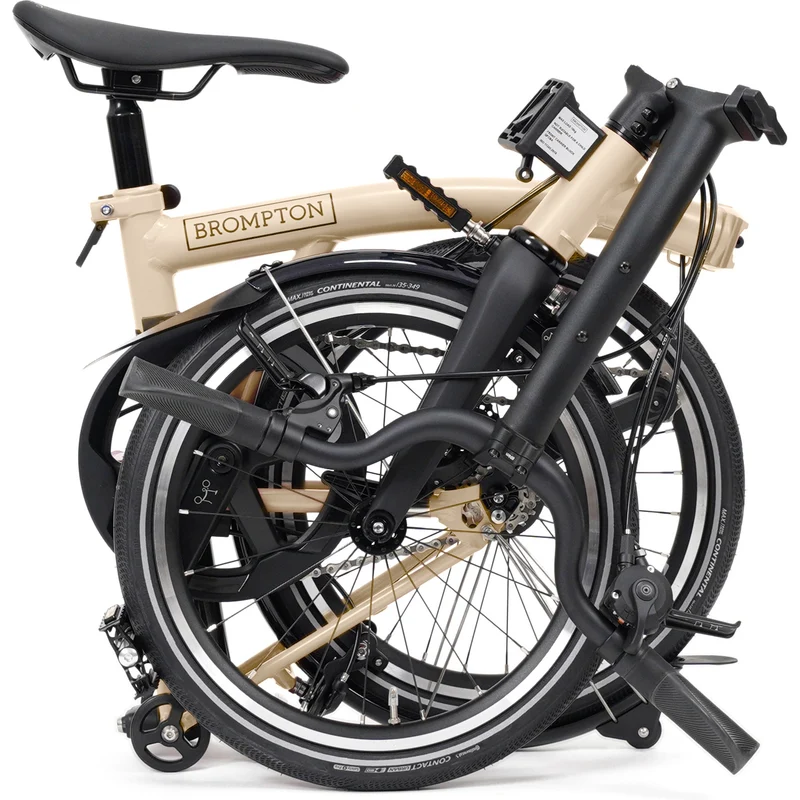 Faltrad Brompton P Line Mid Dune Sand 4-Gang