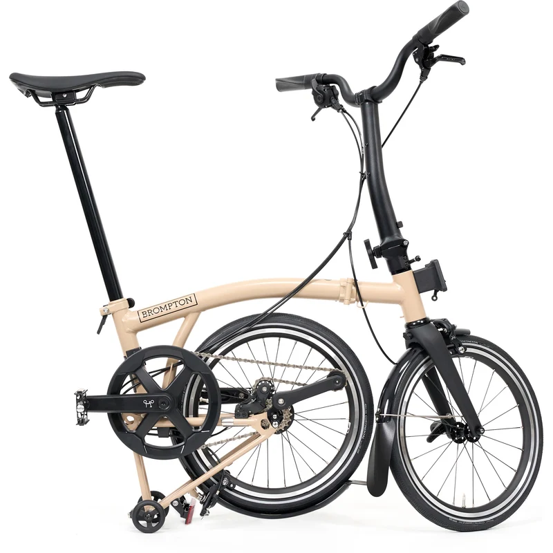 Faltrad Brompton P Line Mid Dune Sand 4-Gang