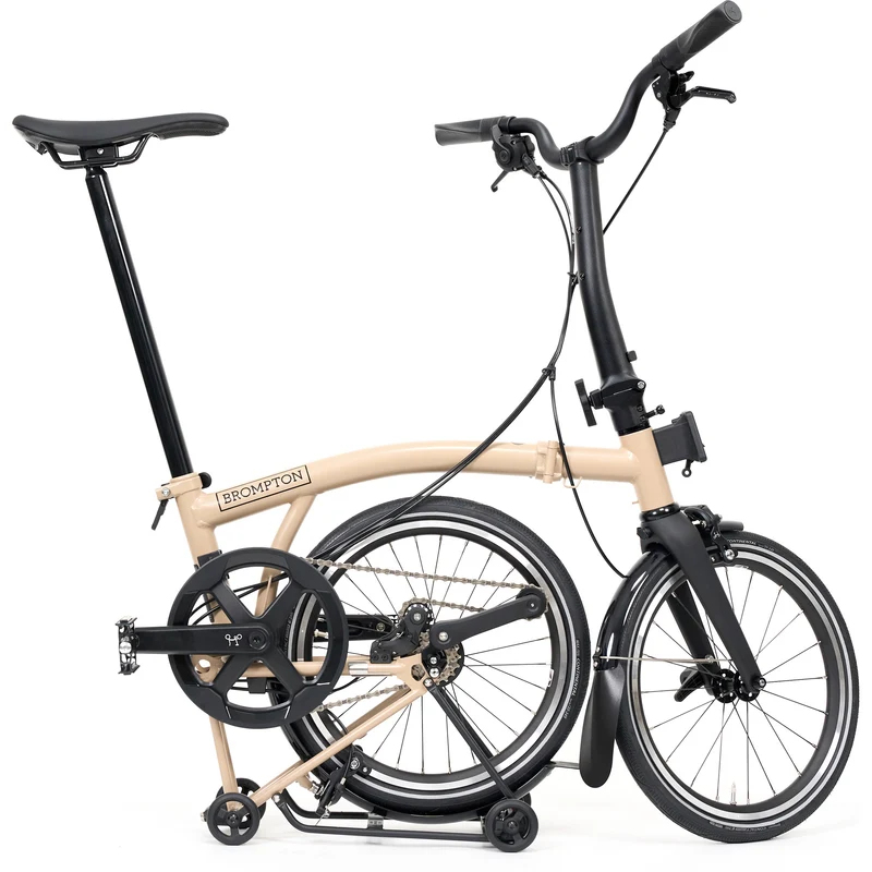 Faltrad Brompton P Line Mid Dune Sand 4-Gang