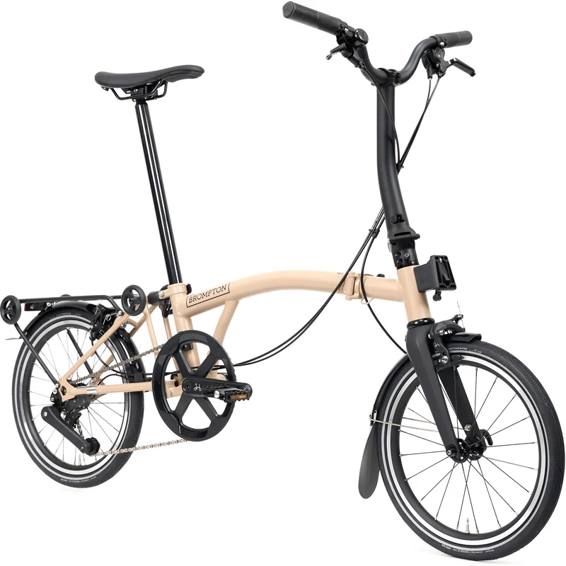 Faltrad Brompton P Line Mid Dune Sand 4-Gang
