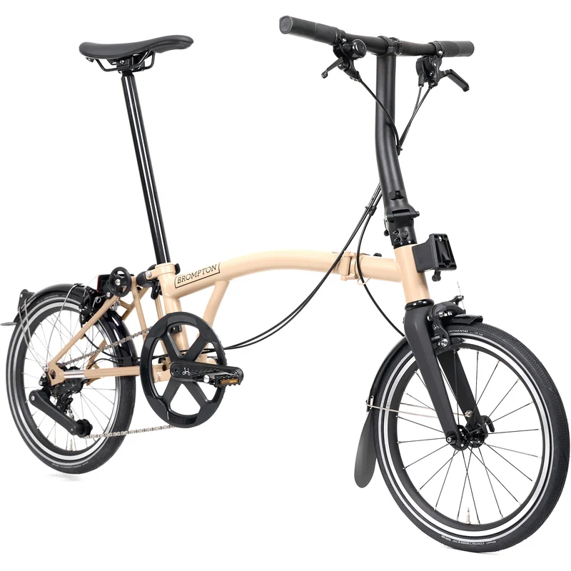 Faltrad Brompton P Line Low Dune Sand 4-Gang