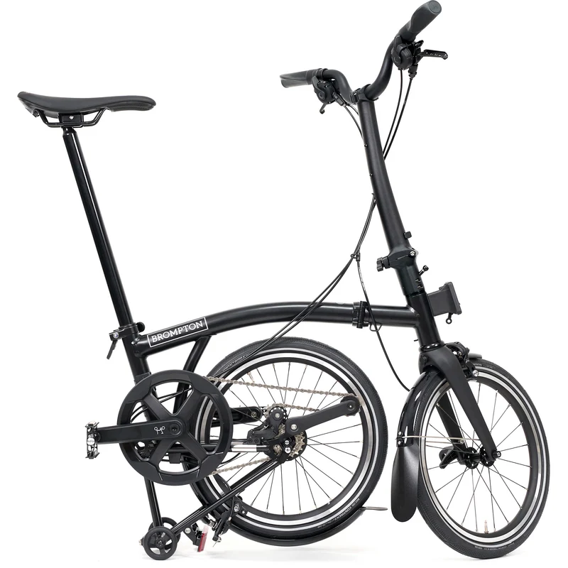 Faltrad Brompton P Line High Matt Black 12-Gang
