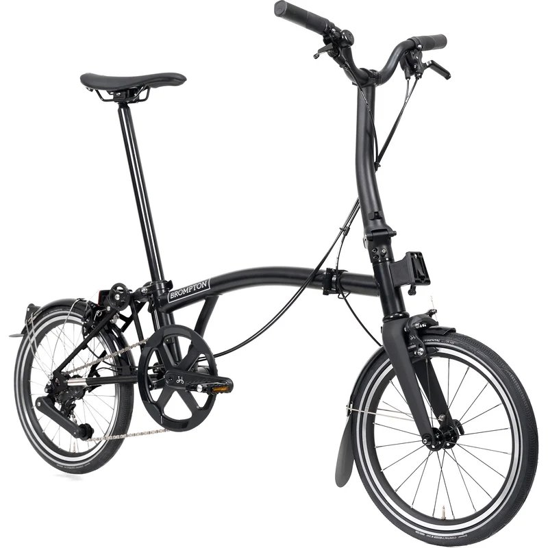 Faltrad Brompton P Line Mid Matt Black 12-Gang