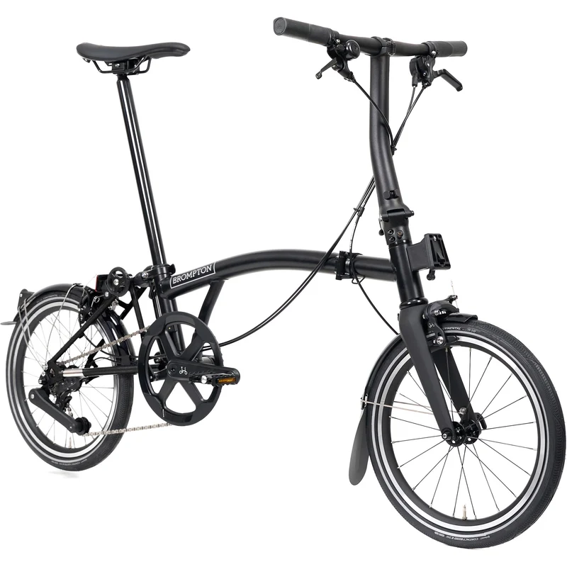 Faltrad Brompton P Line Low Matt Black 12-Gang
