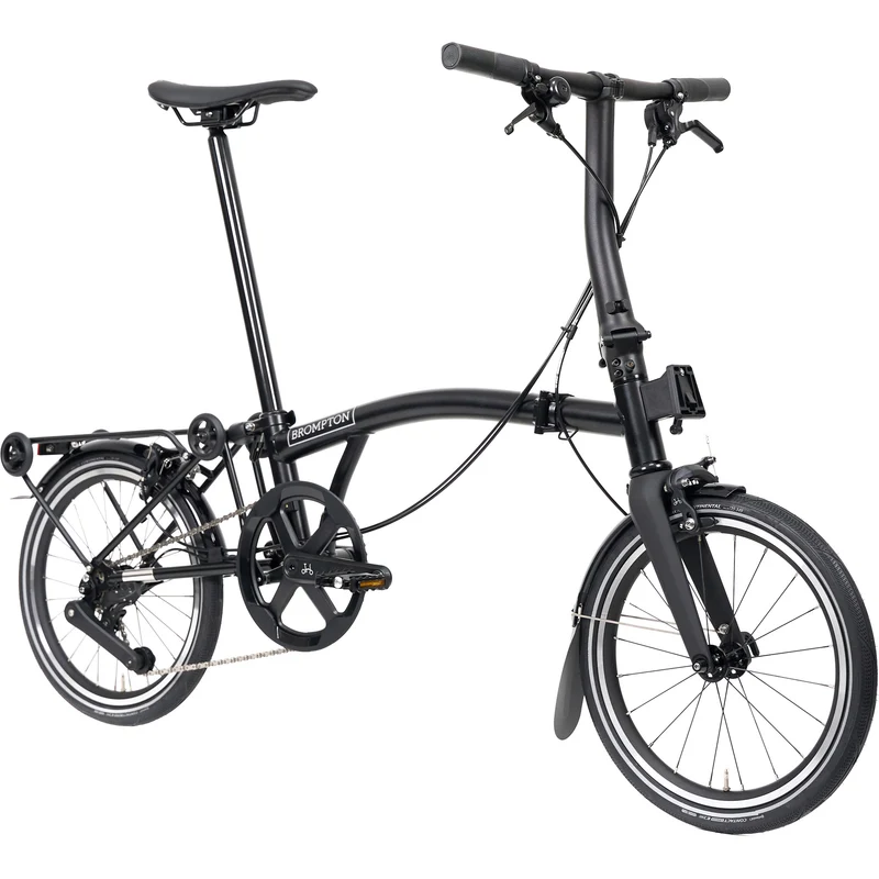 Faltrad Brompton P Line Low Matt Black 12-Gang