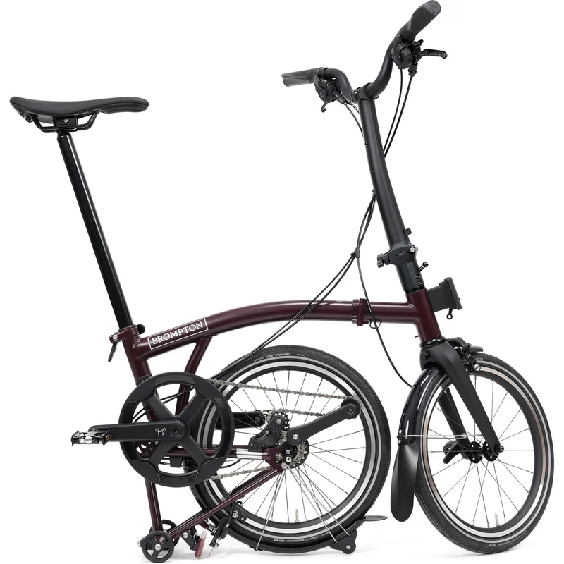 Faltrad Brompton P Line High Red Plum 4-Gang