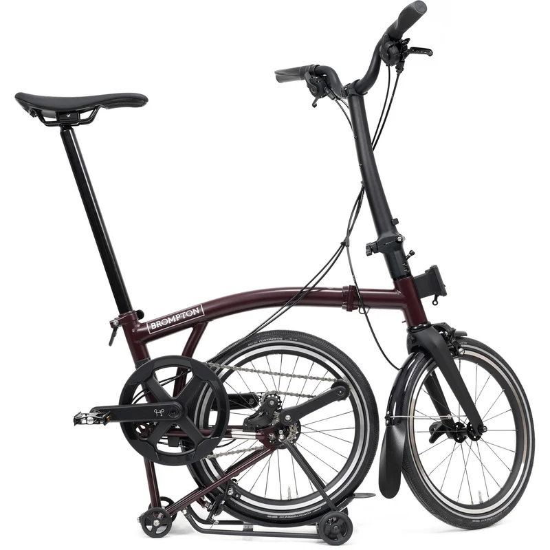 Faltrad Brompton P Line High Red Plum 4-Gang