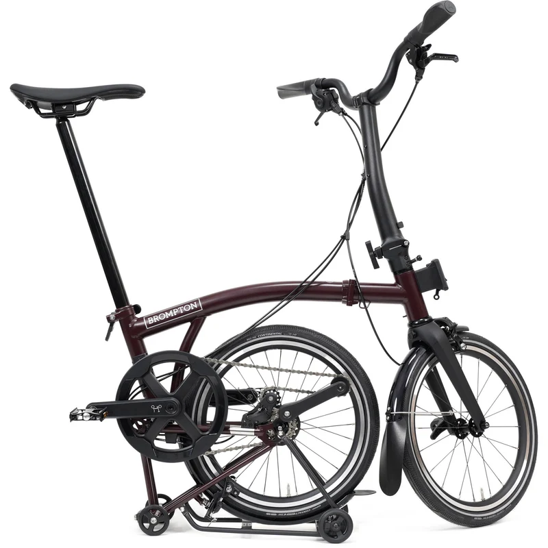 Faltrad Brompton P Line Mid Red Plum 12-Gang