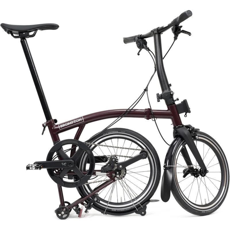 Faltrad Brompton P Line Low Red Plum 4-Gang