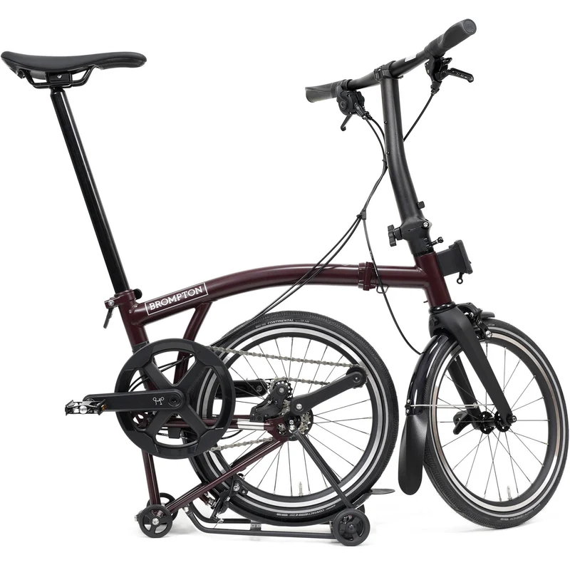 Faltrad Brompton P Line Low Red Plum 4-Gang