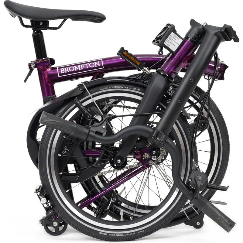 Faltrad Brompton P Line Mid Amethyst Lacquer 12-Gang