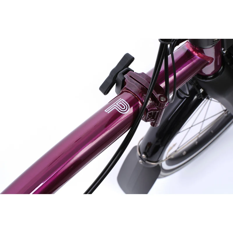 Faltrad Brompton Electric P Line Mid Amethyst Lacquer