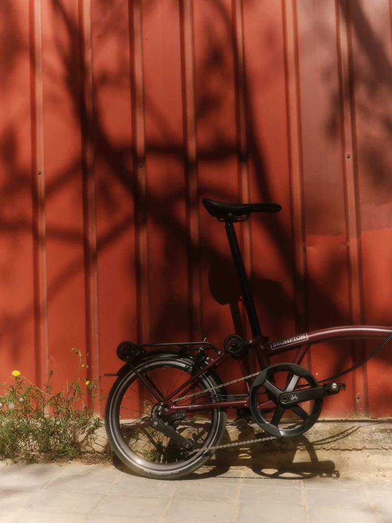 Faltrad Brompton P Line Mid Amethyst Lacquer 4-Gang