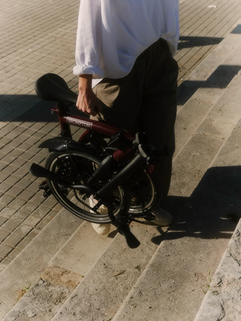 Faltrad Brompton P Line Low Amethyst Lacquer 12-Gang