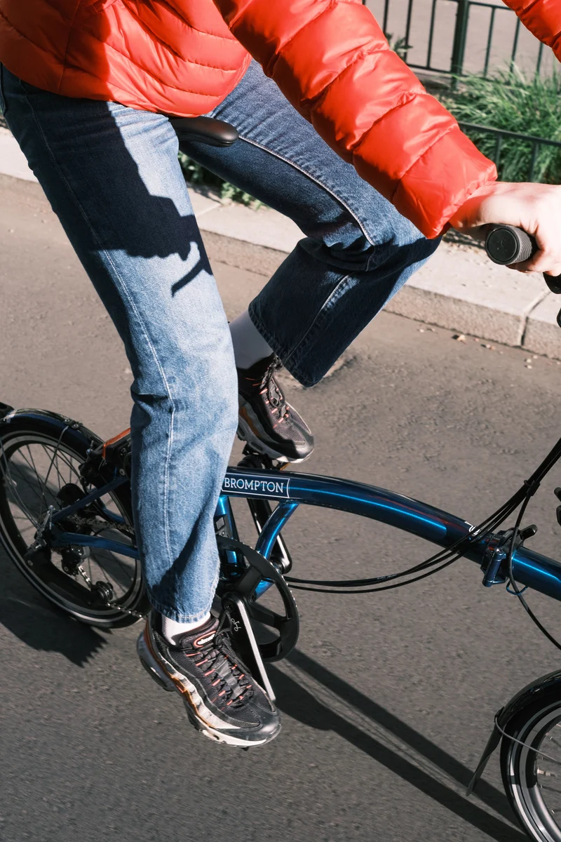 Faltrad Brompton P Line Low Pacific Lacquer 4-Gang