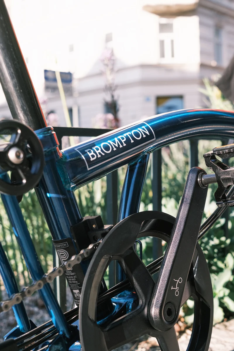 Faltrad Brompton P Line Mid Pacific Lacquer 4-Gang