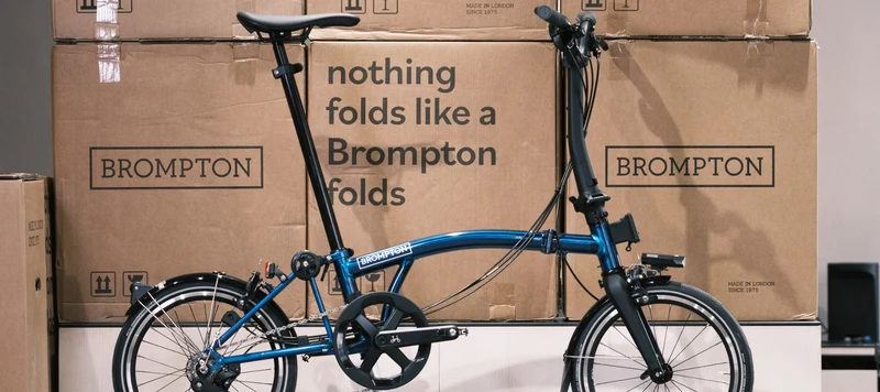 Faltrad Brompton P Line Mid Pacific Lacquer 12-Gang