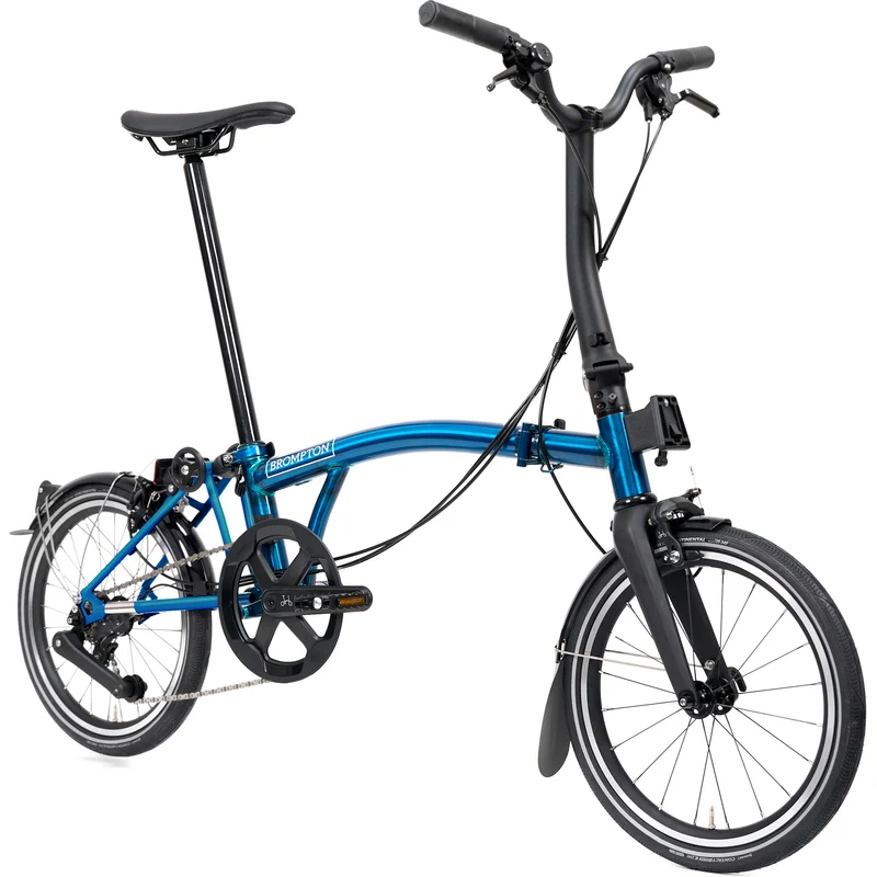 Faltrad Brompton P Line Mid Pacific Lacquer 4-Gang