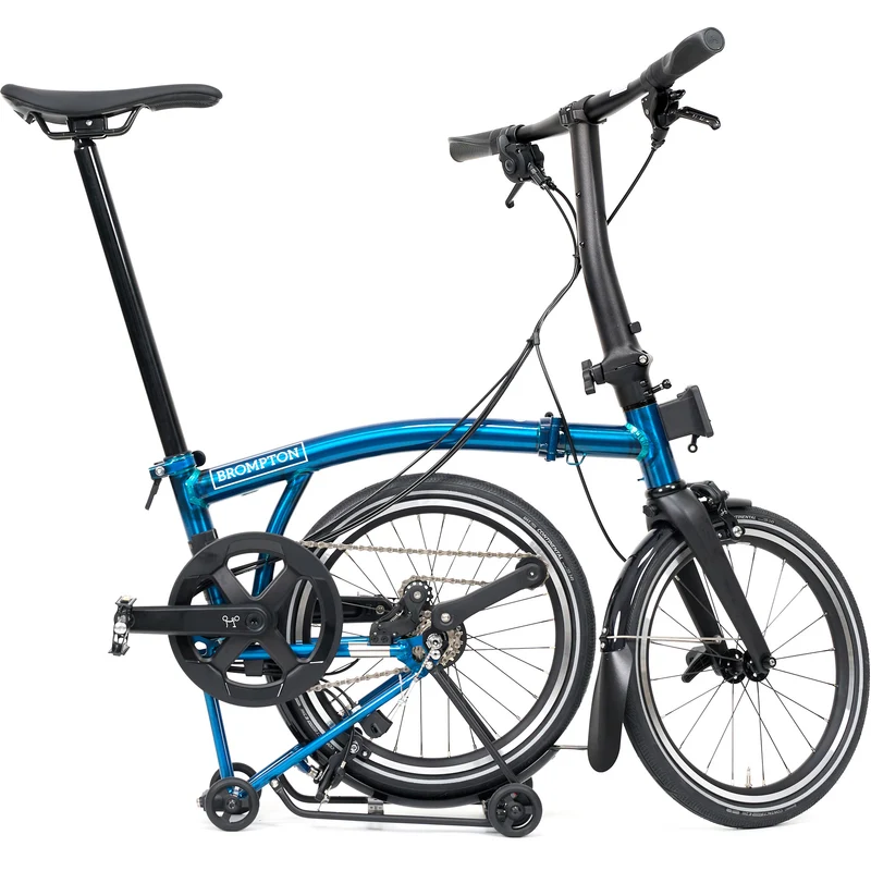 Faltrad Brompton P Line Low Pacific Lacquer 4-Gang