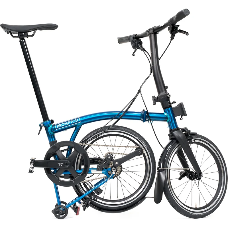 Faltrad Brompton P Line Low Pacific Lacquer 4-Gang