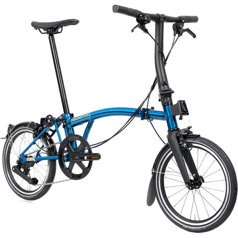 Faltrad Brompton P Line Low Pacific Lacquer 4-Gang