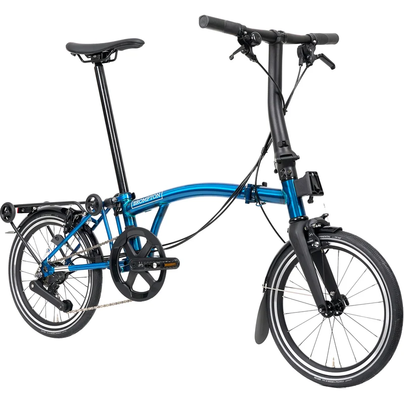 Faltrad Brompton P Line Low Pacific Lacquer 4-Gang
