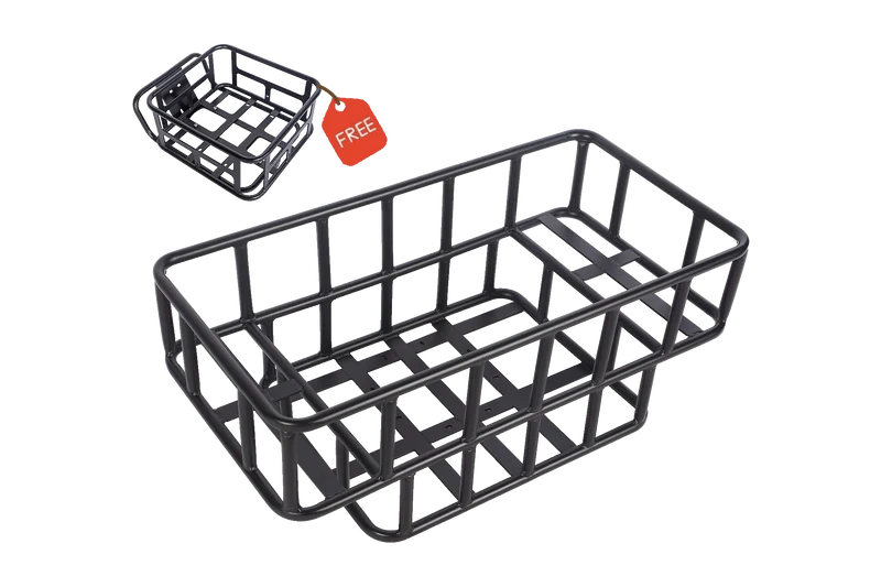 F20 Mate Enlarged Rear Basket+Free Front Rack Basket