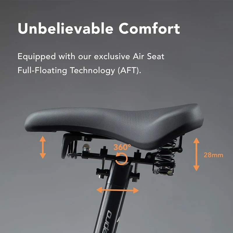 Air Seat 1 AFT Feder-Sattel – Komfortabler breiter Sattel