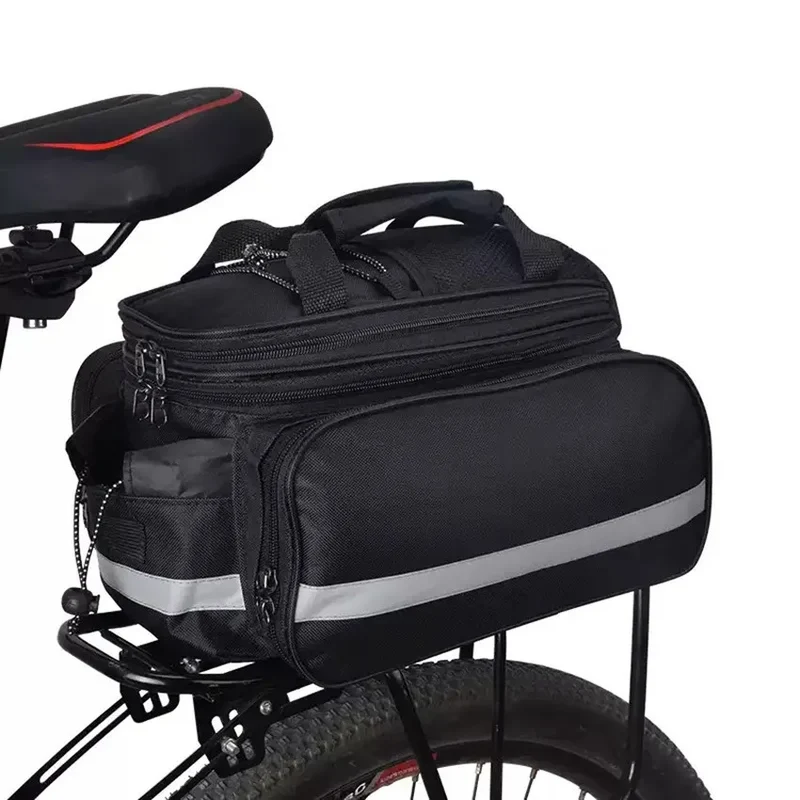 Fahrradtasche Packtasche 27L – erweiterbar, reflektierend inkl. Regenabdeckung