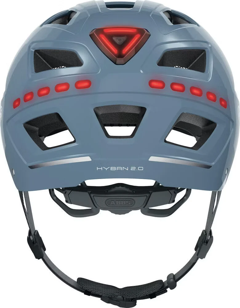 ABUS Helm HYBAN 2.0 LED signal glacier L