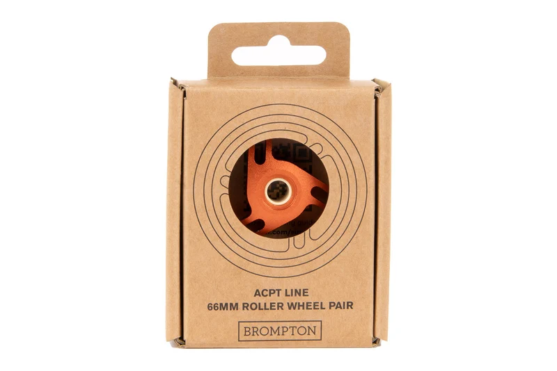 Brompton ColourLab Roller Wheels Orange